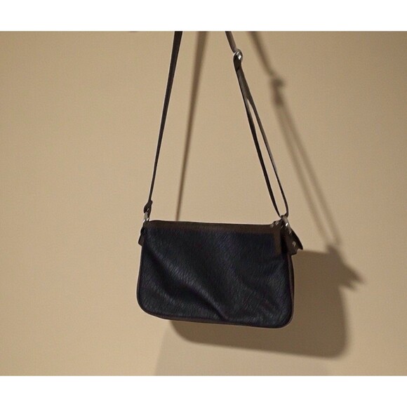 Vintage Rossetti Leather Purse,Crossbody,3 Compartments,1 Front Pocket - Picture 2 of 6